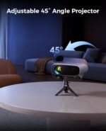 Mini Projector for iPhone, ELEPHAS 2024 Upgraded 1080P HD Projector, 8000L Portable Projector with Tripod, Movie Projector Compatible with Android/iOS/Windows/TV Stick/HDMI/USB - Image 6