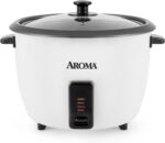 Aroma Housewares 32-Cup (Cooked) (16-Cup UNCOOKED) Pot Style Rice Cooker (ARC-7216NG) , White - Image 2
