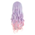 MapofBeauty Beautiful Long Wavy Harajuku Style Cosplay Wig (Light Blue/Light Purple/Pink) - Image 3
