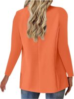 Suit Jackets for Women Business Casual Open Front Blazers Office Work Lightweight Coats Cardigan Suits - Image 3
