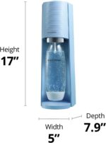 SodaStream - Terra Sparkling Water Maker | VALUE BUNDLE | CQC CO2 system | Includes 2x CO2 Cylinders, 3x 32 Fl Oz Dishwasher Safe Bottles, 2x Bubly Flavor Drops | Combine with Flavors | Misty Blue - Image 12