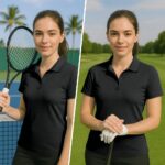 Women's Dry-Fit Golf Polo Shirts 3-Button Golf Polo's in 20 Colors XS-3XL Shirt - Image 7