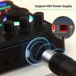 K800 Podcast Equipment Bundle, 48V Phantom Power with XLR Microphone Interface, 3 Customize Sound Pads, Voice Changer with Studio Microphone -Perfect for Recording, Singing, Streaming and Gaming - Image 5