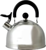 Mr. Coffee Carterton Stainless Steel Whistling Tea Kettle, 1.5-Quart, Mirror Polish - Image 2