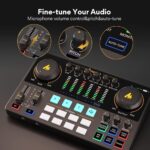 MAONO Podcast Equipment Bundle 10 Channel Audio Interface and XLR Dynamic Microphone MaonoCaster with Pro-preamp, 48V, Bluetooth for Podcast, Streaming, TikTok, Youtube, PC, Smartphone (AME2C Pro) - Image 7