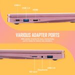 Laptop Computer, Windows 11 Laptop, 8GB+128GB, Intel Celeron Dual core Processors, 10" Laptops, Bluetooth WiFi Webcam HDMI, and Laptop Bag,Mouse, Mouse Pad, Headphone（Rose Gold） - Image 5