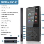 64GB MP3 Player with Bluetooth 5.3, Music Player with HiFi Sound for Sports Runners, 2.4" Screen MP3 Player Built in HD Speaker Voice Recorder FM Radio E-Book, Expanded Up to 128GB, Earphone Included - Image 6