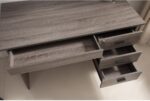 Executive Office Desk，3-Drawer File Cabinet Modern Professional Desk for Executive, Remote Work, Study - Image 4