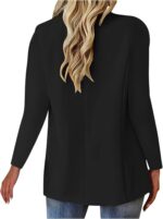 Blazers for Women Business Casual Button Work Office Jackets Blazer Open Front Long Sleeve Lapel Jacket Outfit - Image 3