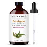 Majestic Pure Eucalyptus Essential Oil with Glass Dropper - Huge 4 Fl Oz - 100% Pure and Natural Eucalyptus Oil - Premium Grade Essential Oils for Diffuser, Aromatherapy, Soap and Candle Making - Image 2