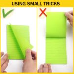 Eastern Wolf 8 Pads Lined Sticky Notes 4x6 Sticky Notes with Lines Self-Stick Note Pads 8 Bright Multi Colors, 35 Sheet/Pad - Image 6