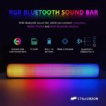 STGAubron Gaming PC Computer Desktop, GTX 1660 Ti 6G GDDR6, Intel Core I7 up to 3.9 GHz, 16G RAM, 512G SSD, WiFi, BT 5.0, RGB Fan x 6, RGB BT Sound Bar, Windows 10 Home,White - Image 8