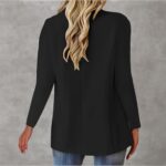 Blazers for Women Business Casual Button Work Office Jackets Blazer Open Front Long Sleeve Lapel Jacket Outfit - Image 6