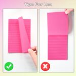 9 Pack Lined Sticky Notes 4x6 in Post Sticky Notes with Lines, 9 Bright Colors Large Ruled Post Sticky Colorful Super Sticking Power Memon Pads, for Office, Home, 35 Sheets/Pad - Image 7