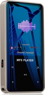 96GB Mp3 Player with Bluetooth 5.0 - Aiworth Portable Digital Lossless Music MP3 MP4 Player for Kids with FM Radio HD Speaker for Sports Running Super Light Metal Shell Touch Buttons - Image 2