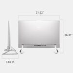 Dell 24 All-in-One Desktop ec24250-23.8-inch FHD Touch Display, Intel Core 5 Processor 120U, Intel Graphics, 16GB DDR5 RAM, 512GB SSD, Windows 11 Home, Onsite Service+6 Months Retail Migrate - White - Image 8