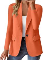Suit Jackets for Women Business Casual Open Front Blazers Office Work Lightweight Coats Cardigan Suits - Image 2