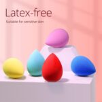 BEAKEY Makeup Sponge Set 5 Pack Micro Porous Low Absorption Soft Latex Free Foundation Beauty Sponges & Blenders for Powder Cream - Image 9