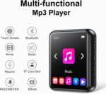 64GB MP3 Player Bluetooth 5.3 Touch Screen Music Player Portable mp3 Player with Speakers high Fidelity Lossless Sound Quality mp3 FM Radio Recording e-Book MP3 Player Support (128GB) - Image 3