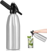 Soda Streaming Machine - Carbonated Water Machine with CO2 Tanks, Sparkling Water Maker, Soda Water and Cocktail Maker Machine, All-in-one Soda Maker Solution(Silver) - Image 2