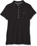 Nautica Women's 5-Button Short Sleeve Cotton Polo Shirt - Image 5