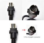 Lift Chair Remote Replacement, 5 Pin 2 Buttons Straight Power Recliner Remote, Power Recliner Replacement Compatible for Most Lift Chair Brands - Image 4