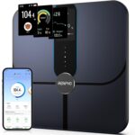 RENPHO Smart Scale for Body Weight Fat, Digital Bathroom Scale with Color Display, Wi-Fi & Bluetooth Fitness Equipment for BMI Muscle Mass Composition, Rechargeable, Elis Nova - Image 2