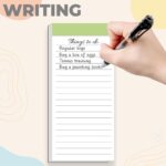 6 Pack Magnetic Notepads for Fridge, Grocery List Magnet Pad for Refrigerator, Memo Notepad with Lined Pages, 50 Sheets per Note Pads To-Do List, Shopping List(300Sheets) - Image 5