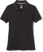 French Toast Women's Short Sleeve Stretch Pique Polo Shirt - Image 2