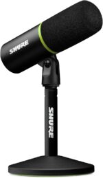 Shure MV6 Gaming Microphone, Dynamic USB PC Mic for Video Games & Streaming - Desktop Stand, Background Noise Cancellation, Tap-to-Mute & 3.5mm Output for Real-Time Headphone Monitoring - Image 2