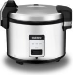 CUCKOO CR-3032 30-Cup (Uncooked) / 60-Cup (Cooked) Large Capacity Commercial Rice Cooker & Warmer with Nonstick Inner Pot, Switch Press (Silver/Black) - Image 2