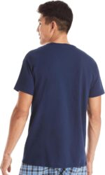 Hanes Men's T-Shirt, Moisture-Wicking Cotton Crewneck Pocket Tees, 6-Pack - Image 4