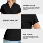 Women's Polo Shirts Short Sleeve Quick Dry UPF 50+ Sun Protection Business Casual Collared Shirt Tennis Golf Shirt Work Tops - Image 5