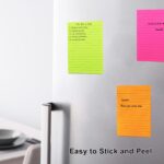 9 Pack Lined Sticky Notes 4x6 in Post Sticky Notes with Lines, 9 Bright Colors Large Ruled Post Sticky Colorful Super Sticking Power Memon Pads, for Office, Home, 35 Sheets/Pad - Image 5