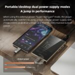 FiiO M21 Android 13 Portable Music Player MP3 Walkman Snapdragon 680 4* CS43198 DAC Chips Hi-Res Audio DSD Bluetooth LDAC (Blue-Black) - Image 7