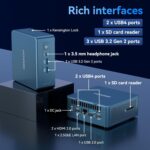 GEEKOM IT13 Mini PC 2025 with 13th Gen Intel i9-13900HK | 32GB RAM | 2TB NVMe SSD | Windows 11 Pro | 6 X USB | 8K Quad Display | WiFi 6E | SD Slot | Intel NUC13 Replacement Desktop Computers - Image 9
