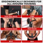 3rd Gen Thigh-Master 0-100 lbs Adjustable Resistance Inner Thigh Exerciser Trainer Counter with Leg Straps Band Pelvic Floor Kegel Hip Exercise Workout Equipment Pilates Women Men - Image 6