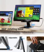 Portable Monitor, Ultra Slim 15.6 Inch FHD IPS Laptop Screen Extender with Adjustable Stand, USB C Compatible, Ideal for Travel and Office - Image 5