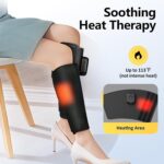 Comfytemp Cordless Leg Massager for Circulation and Pain Relief, Birthday Gift for Dad Mom Men Women, Portable Calves Massage with Heat and Compression, for RLS Edema Muscles (Fit Calf Size up to 18") - Image 9