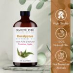 Majestic Pure Eucalyptus Essential Oil with Glass Dropper - Huge 4 Fl Oz - 100% Pure and Natural Eucalyptus Oil - Premium Grade Essential Oils for Diffuser, Aromatherapy, Soap and Candle Making - Image 4