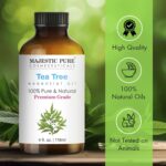 Majestic Pure Tea Tree Essential Oil with Glass Dropper - Huge 4 Fl Oz - 100% Pure and Natural Tea Tree Oil - Premium Grade Essential Oils for Diffuser, Aromatherapy, Soap and Candle Making - Image 6