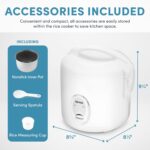 Aroma Housewares 8-Cup (Cooked) (4-Cup UNCOOKED) Cool Touch Rice Cooker (ARC-914S) - Image 4