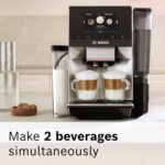 Bosch 800 Series Fully Automatic Espresso Machine – 36 Drinks with Coffee World, Cold Brew, Double Cup, Integrated Milk Container, Smart Features, in Silver TQU60307 - Image 8