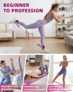 Resistance Bands Set – Resistance Band and Adjustable Ankle Exercise Bands with Cuffs Great Equipment for Training, Working Out, Yoga,Home Gym with Training Guidance & Carry Bag,Set of 8 - Image 7
