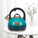 Tea Kettle Stovetop Whistling Kettle Teapot, Food Grade Stainless Steel Teakettle for Stove Top with Heat Proof Ergonomic Handle, 3.1 Quart Tea Pot - Image 4