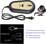 Lift Chair Remote Replacement,2 Button Chair Lift Remote Control,5 Pin Plug Recliner Replacement Fixed Electric Sofa Recliner Lift Handle - Image 4