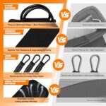 Ankle Resistance Bands with Cuffs for Women & Men - 3-Level Adjustable Leg & Glute Workout Equipment, Portable Home Gym Exercise Bands for Kickbacks, Hip Thrusts, Yoga, Strength Training - Image 6