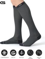 CS CELERSPORT 3 Pairs Compression Socks for Men and Women 20-30mmHg Running Athletic Support Socks - Image 5