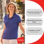 Hanes Women's Sport Cool DRI Polo Shirt, Moisture-Wicking Performance Polo Shirt for Women - Image 4