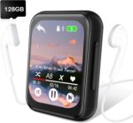 128GB MP3 Player with Bluetooth 5.3, Portable Digital Lossless Music Player with Built-in Speaker, 2.0 in Full Touch Screen, HiFi Sound, FM Radio, Voice Recorder, Earphones Included - Image 2